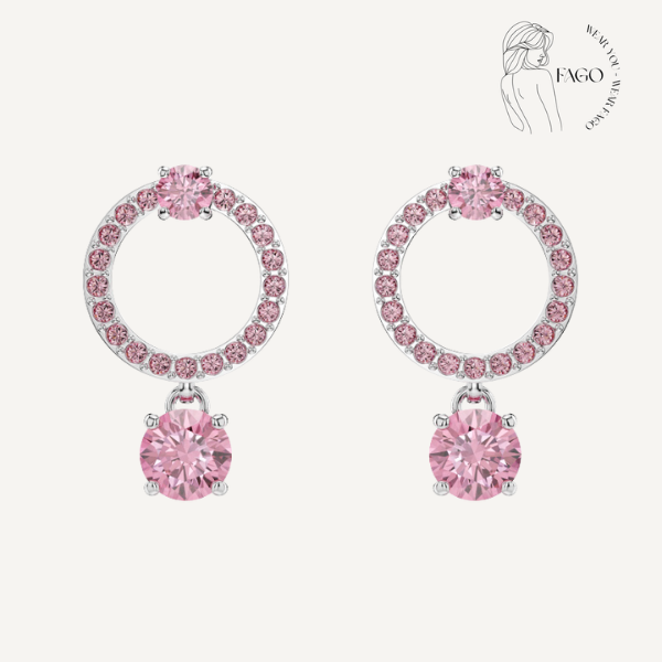 Bông tai hình quạt cổ điển sang trọng 