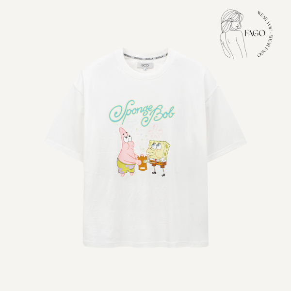 Áo Thun SpongeBob Friends Trẻ Trung -S
