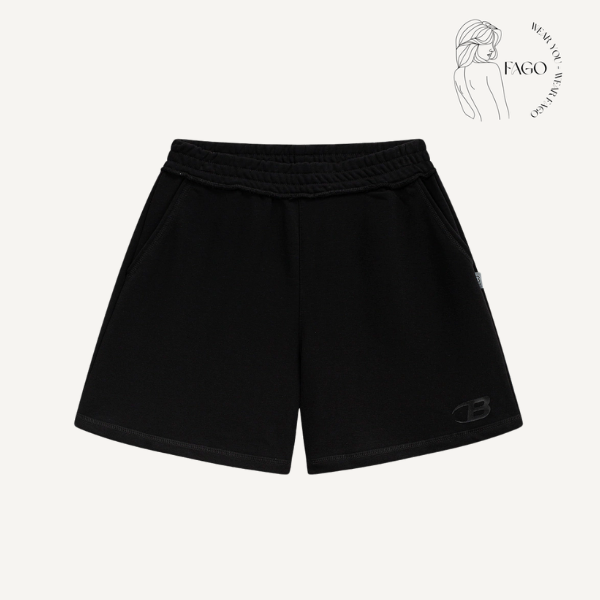 Quần short đen basic dễ phối 