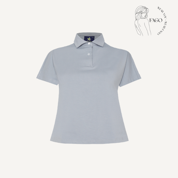 Áo Polo Xanh Pastel Tay Ngắn Thời Trang-M